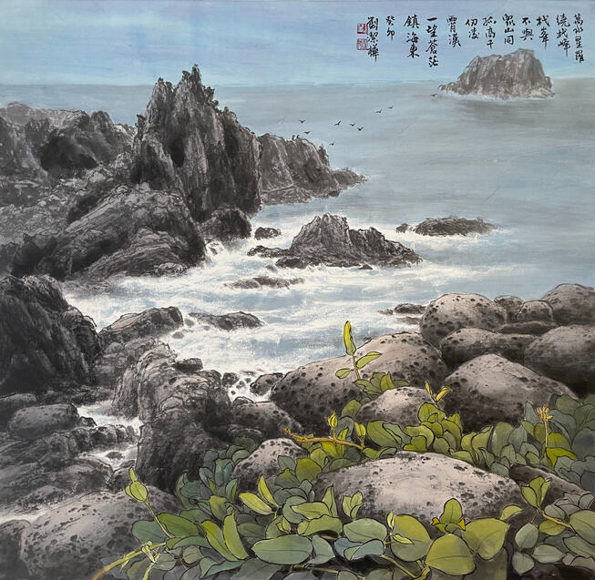 《杙峰海岸》 69 x 69 cm